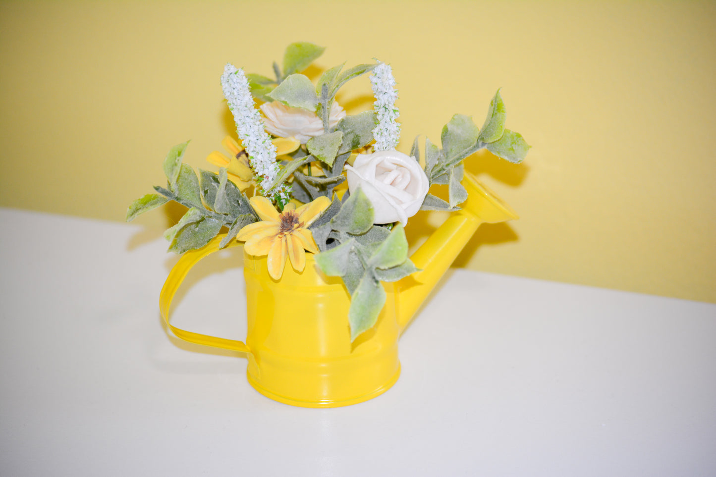 Mini Yellow Watering Can