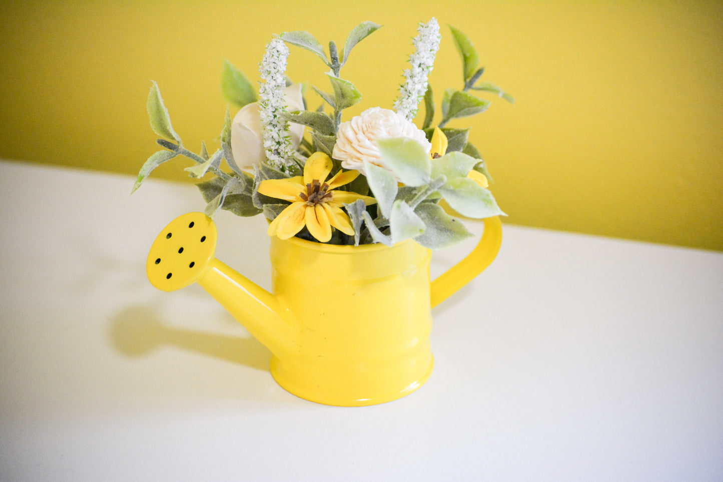 Mini Yellow Watering Can