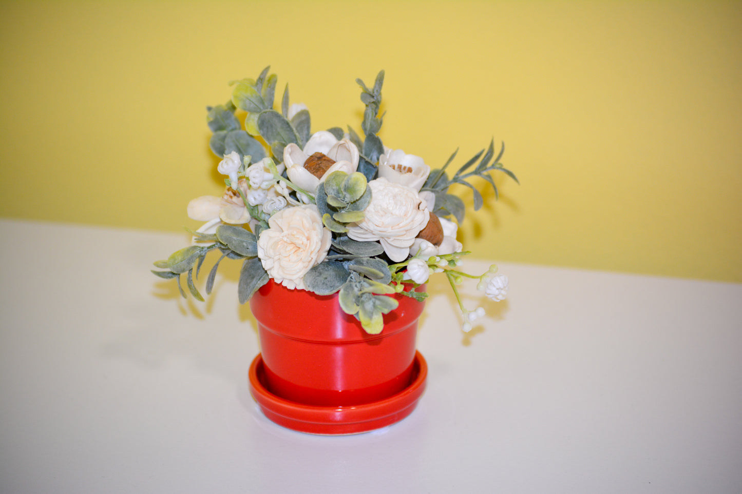 Mini Red Pot Arrangement