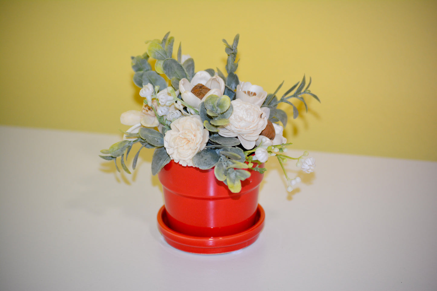 Mini Red Pot Arrangement