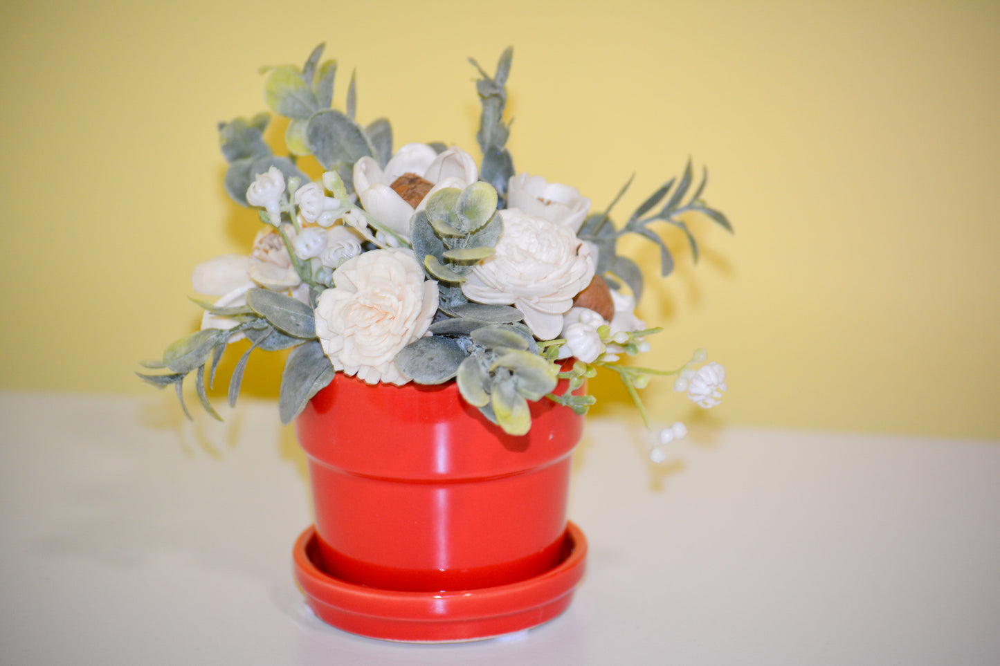 Mini Red Pot Arrangement