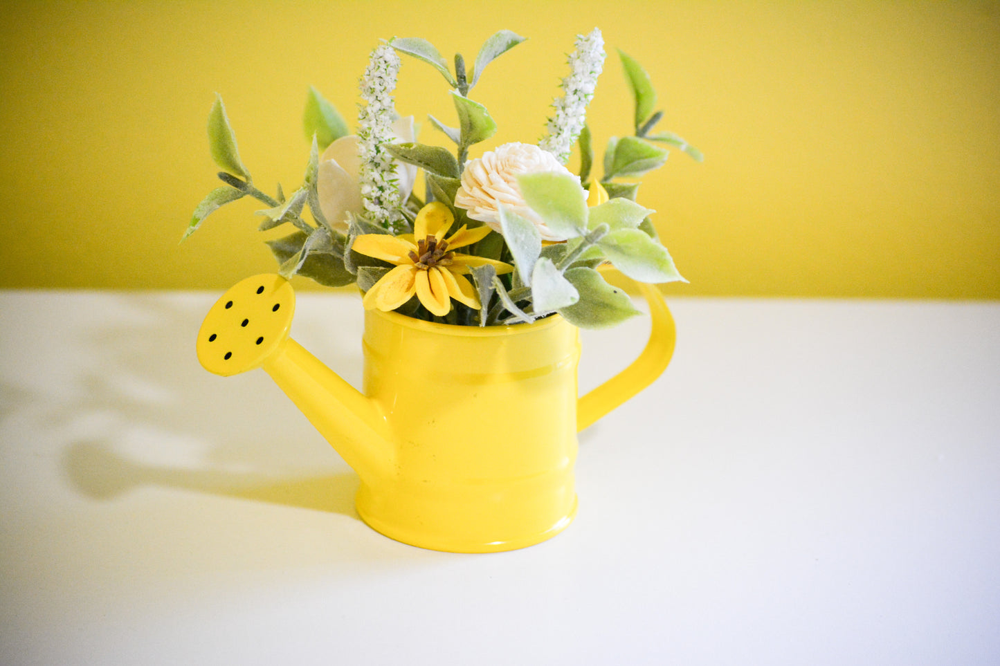 Mini Yellow Watering Can