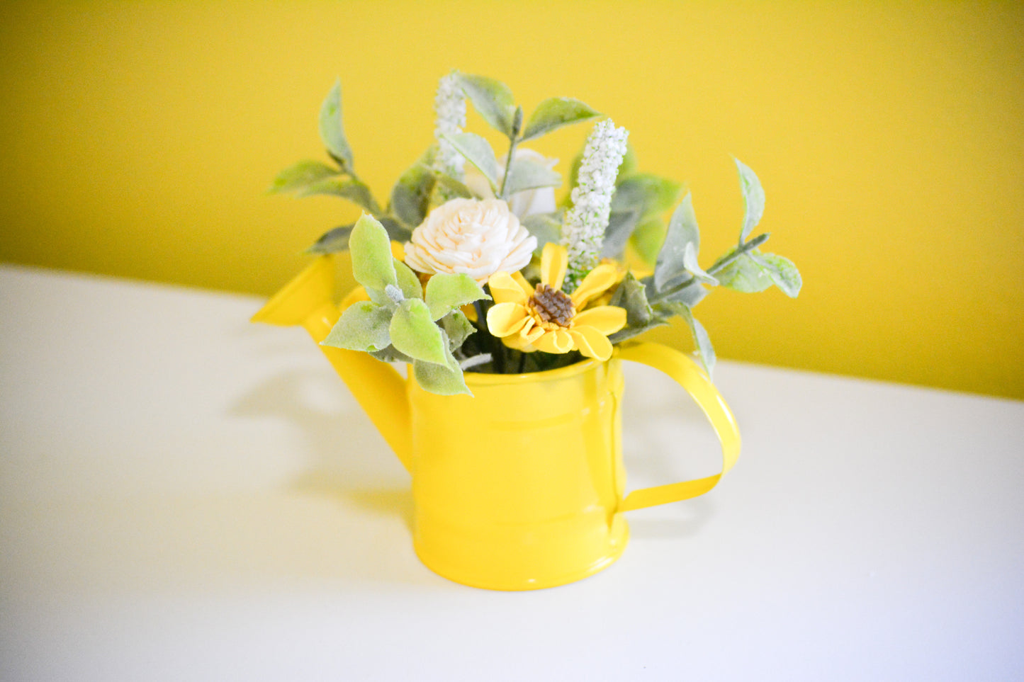 Mini Yellow Watering Can