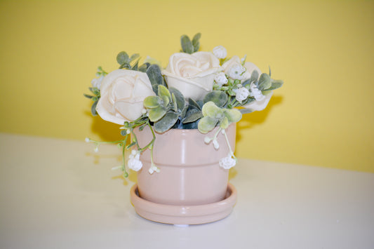 Mini Pot with Roses