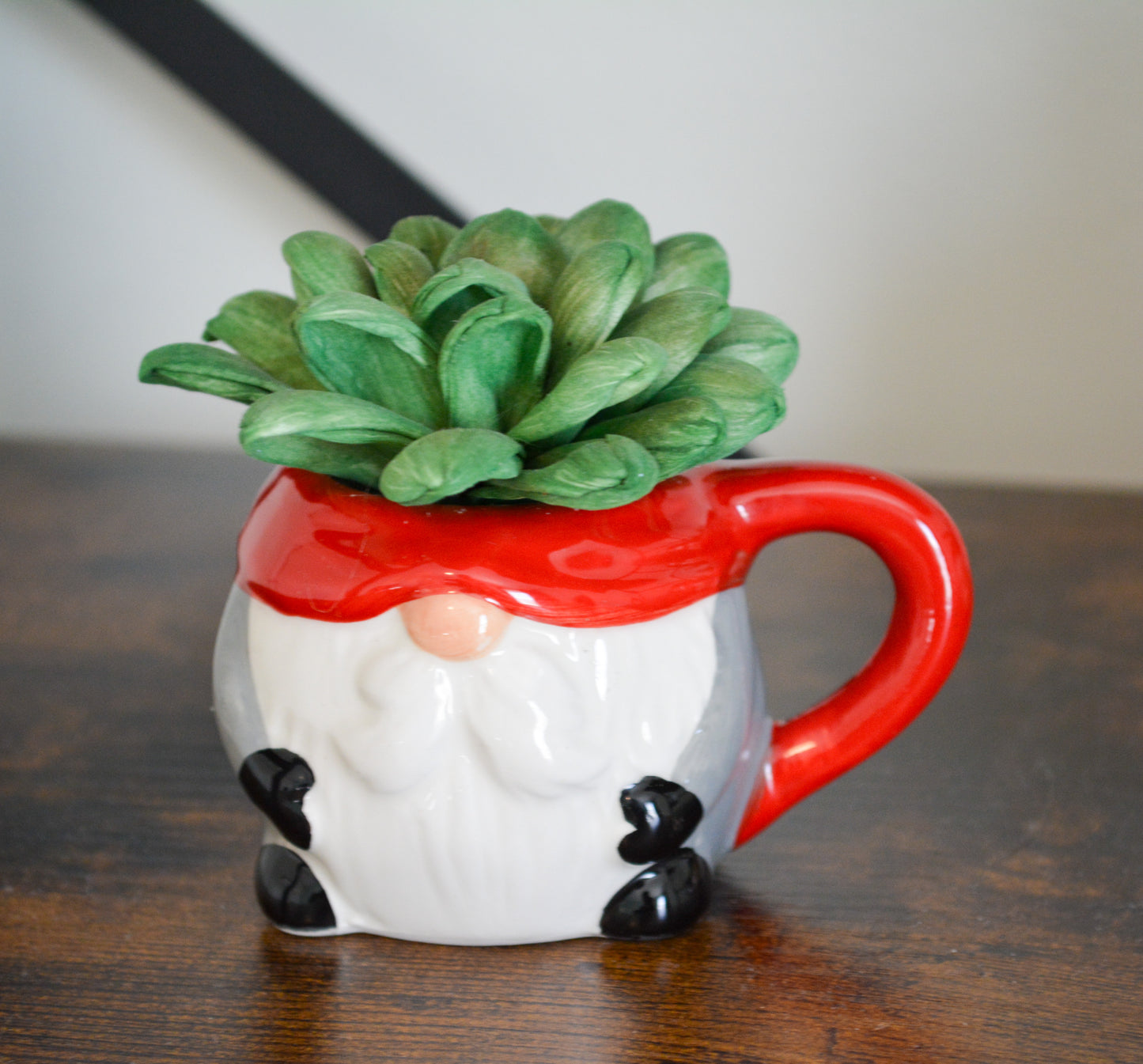 Mini Gnome Succulent - Red